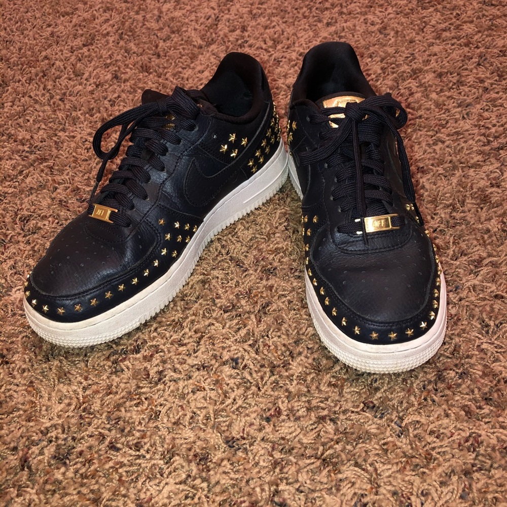 black Star air force ones